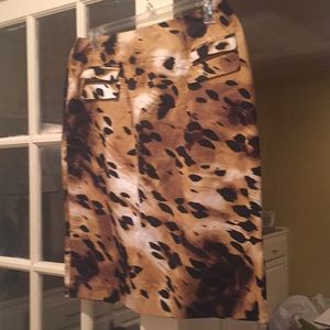 Grace Animal Print Skirt
